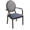 Medacure Rounded Navy Stain-Resistant Dining Room Chair for Seniors & Homecare MC-DCA250B - alternate 1
